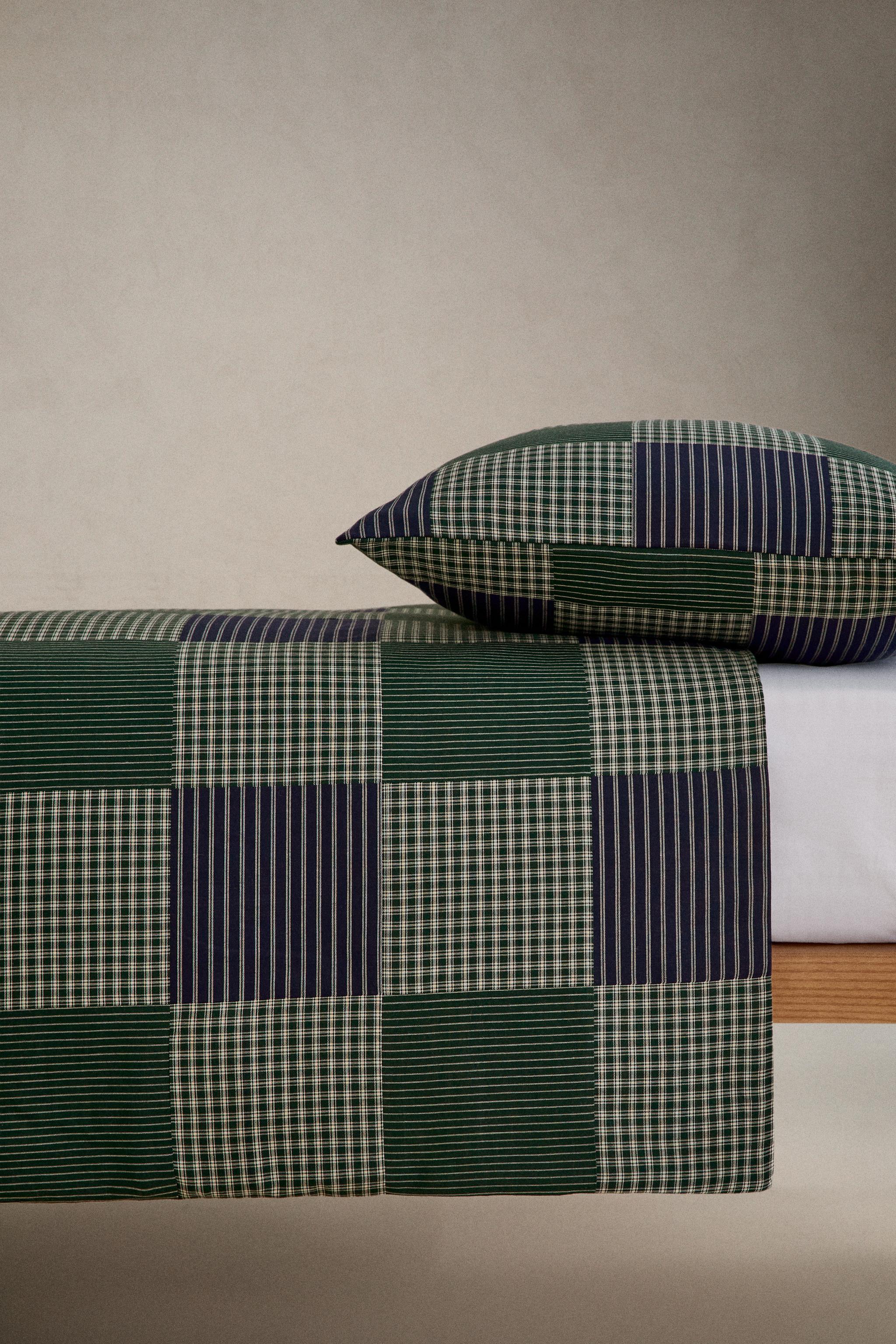 HOUSSE DE COUETTE ENFANT COTON PATCHWORK NOËL
