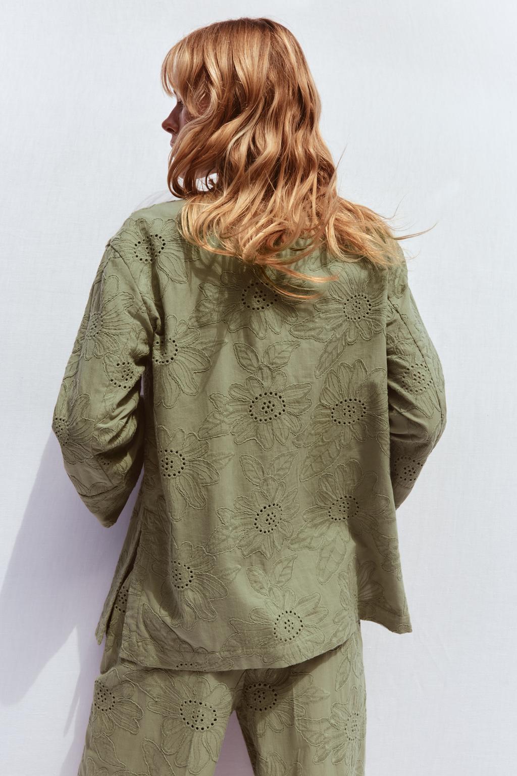 Thumbnail image for BLAZER WITH CUTWORK EMBROIDERY