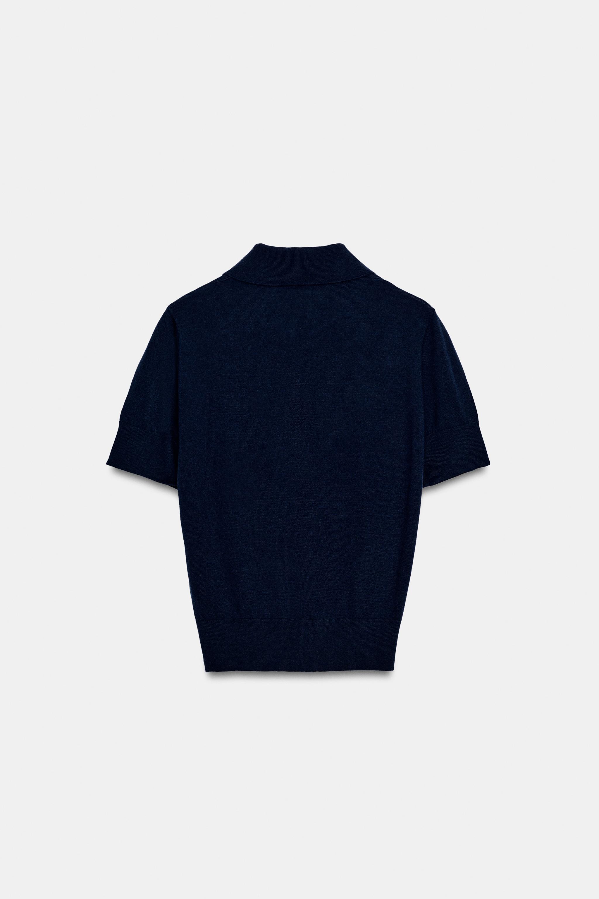POLO EN MAILLE À LOSANGES