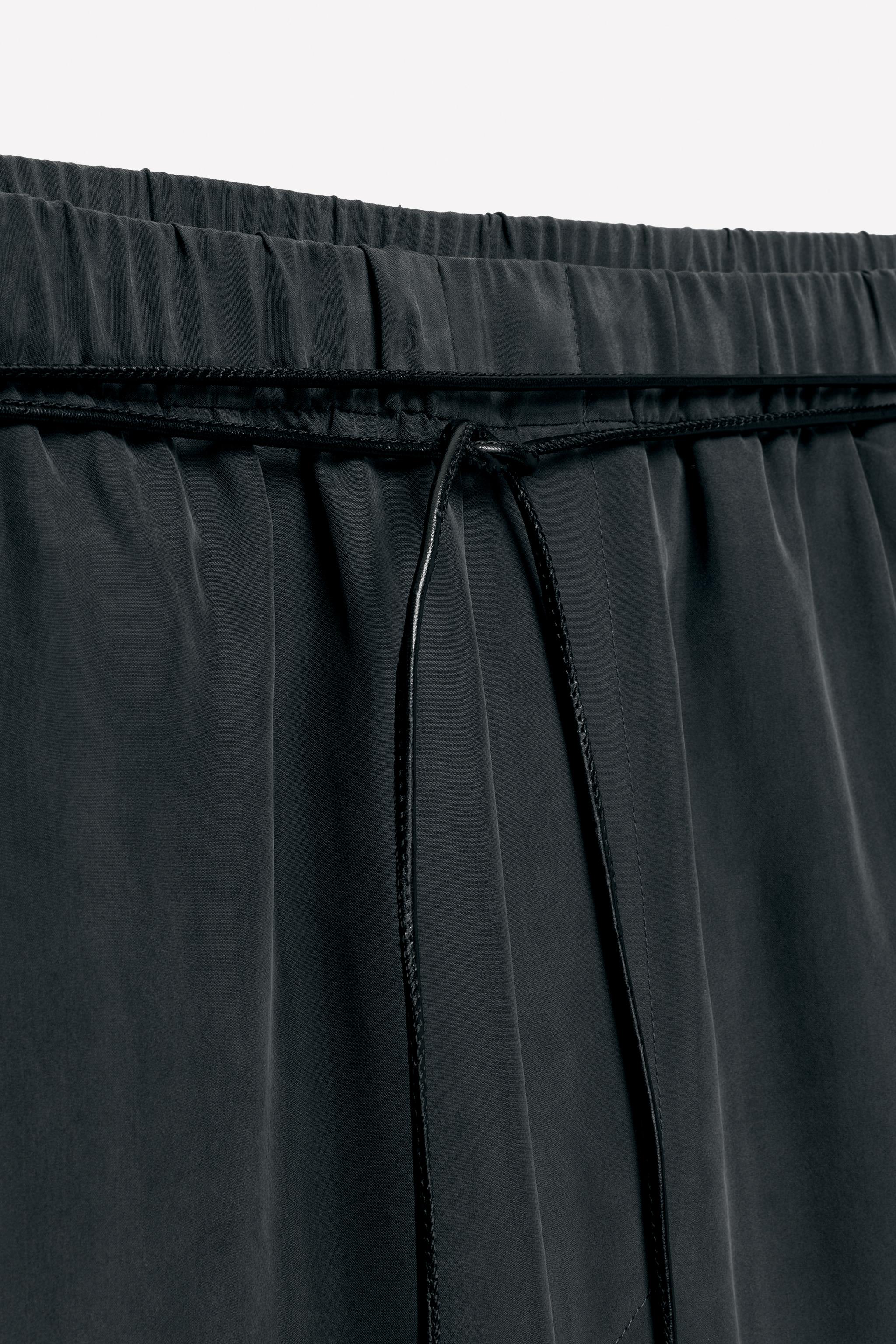 100% SILK BELTED PANTS LUDOVIC DE SAINT SERNIN x ZARA