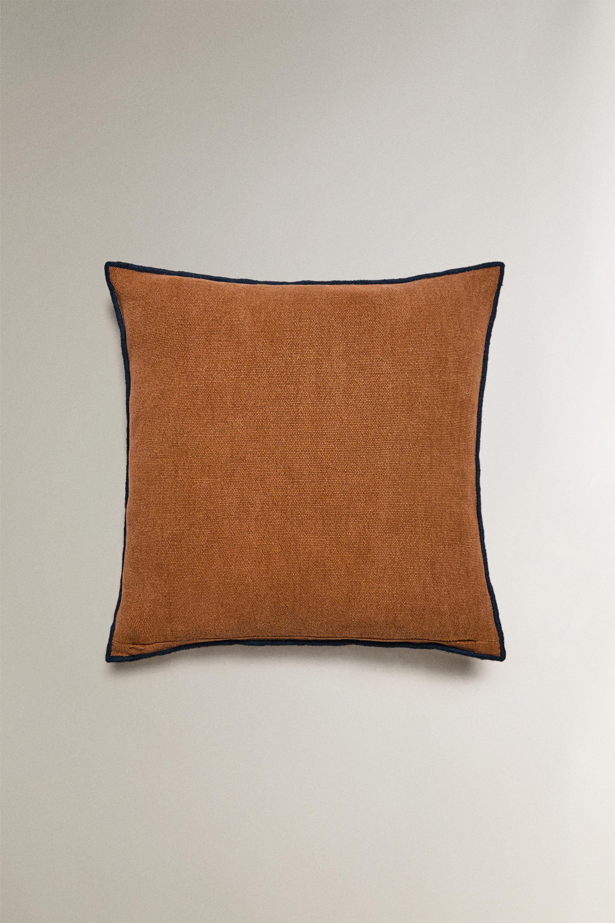 LINEN THROW PILLOW COVER