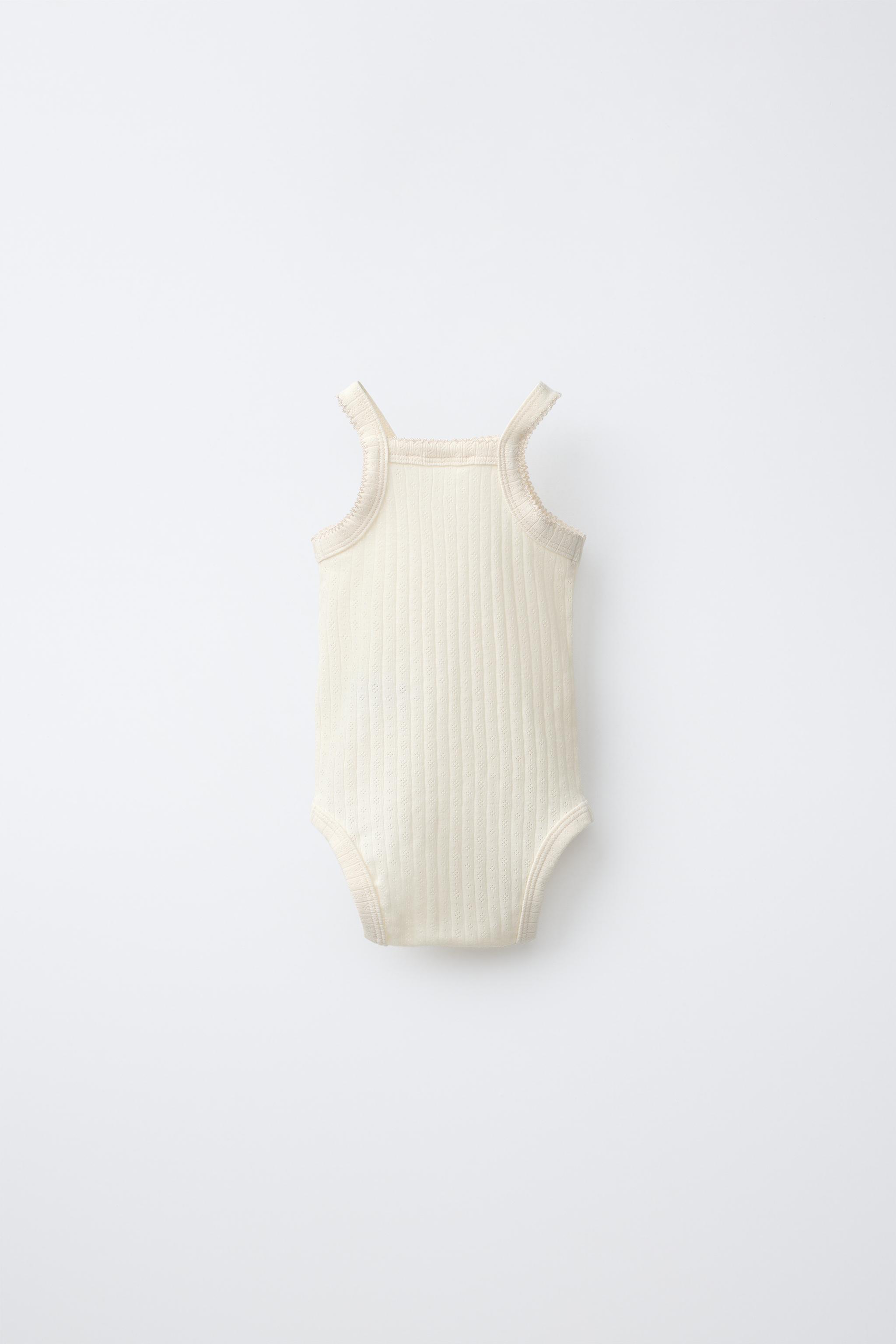 THREE-PACK OF POINTELLE STRAP BODYSUITS
