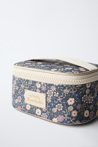 FLORAL TOILETRY BAG - Blue by Zara - Image 2