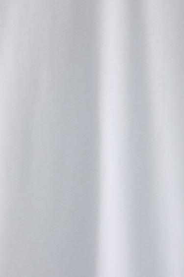 T-SHIRT MANCHES COURTES - Blanc de Zara - Image 4