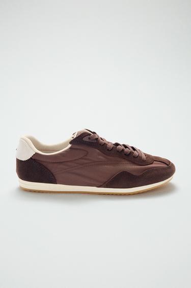 SOFT TRAINERS - Brown by Zara