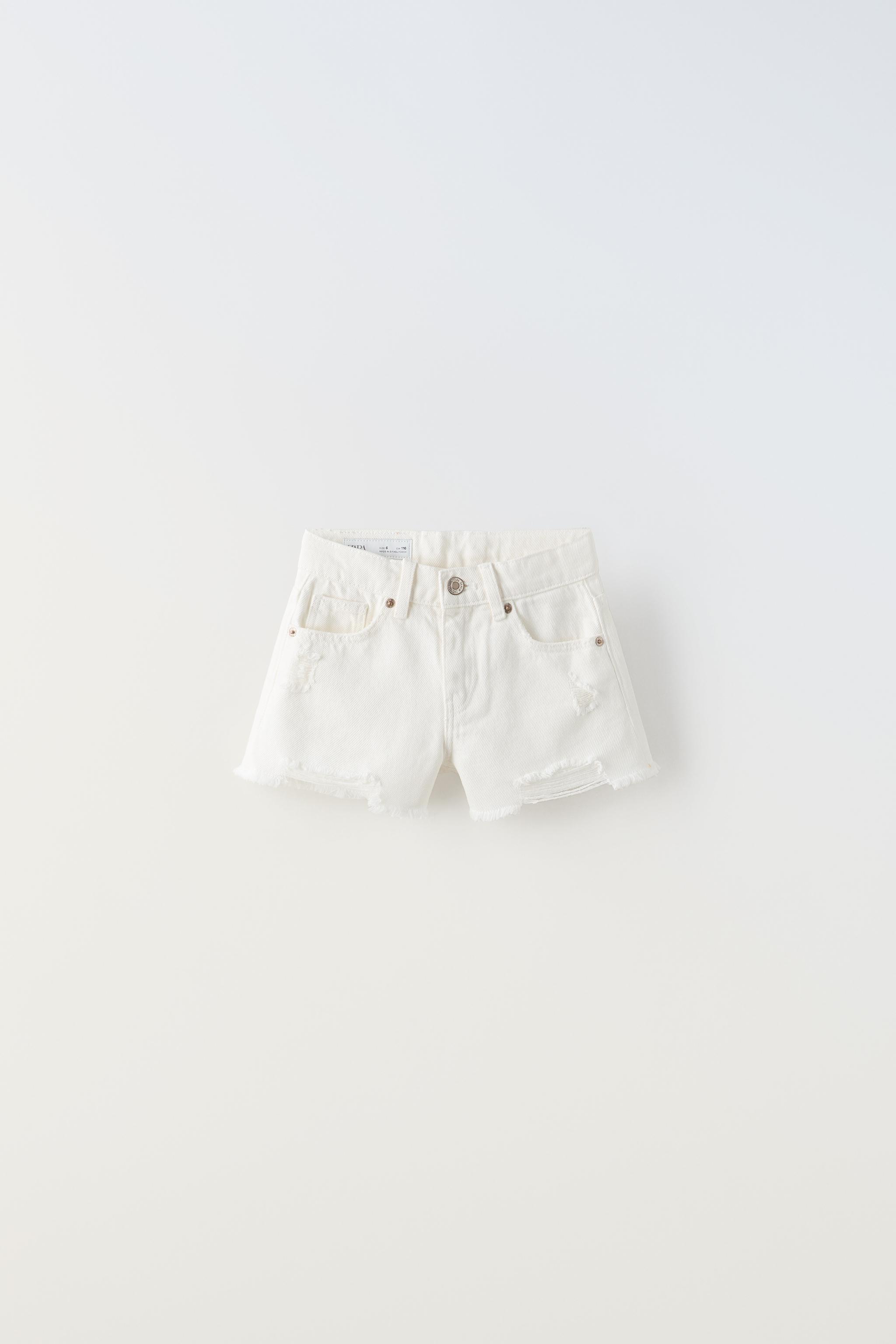 Zara niña 2024 pantalones cortos