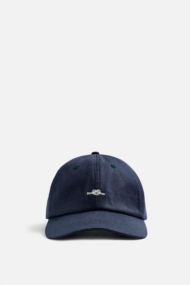 COMBINATION EMBROIDERY CAP - Navy blue by Zara - Image 1