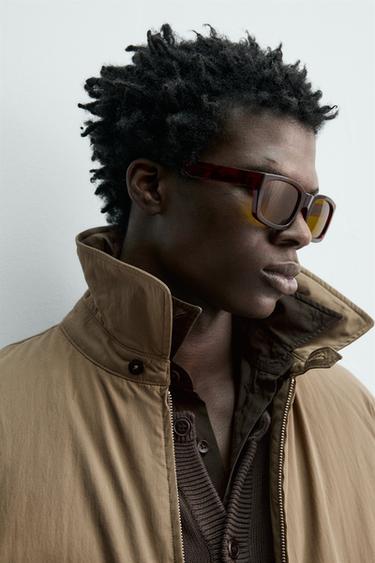 QUILTED TECHNICAL JACKET - camel by Zara - Image 5
