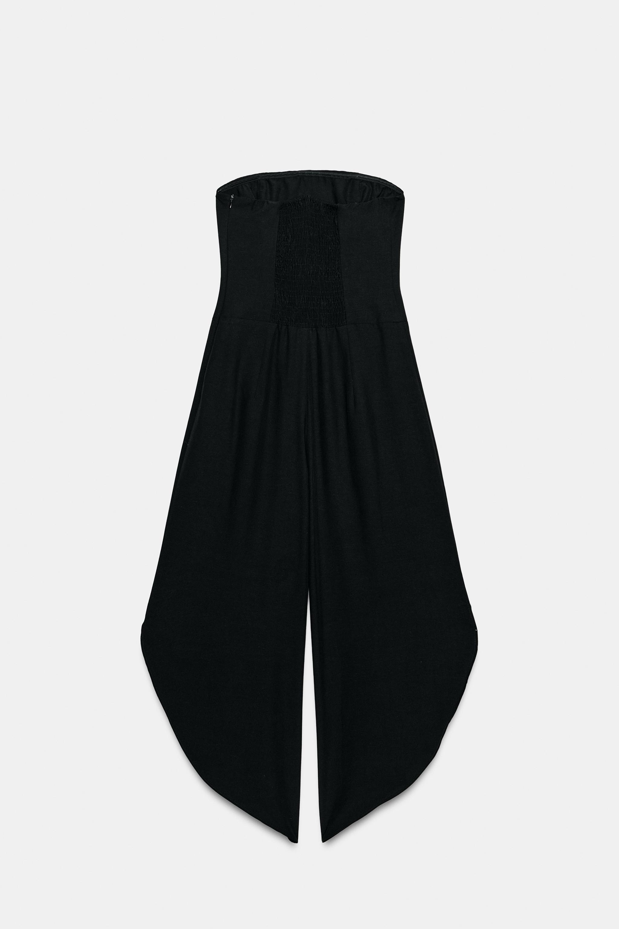 Zara MIDI STRAPLESS JUMPSUIT — фото 12