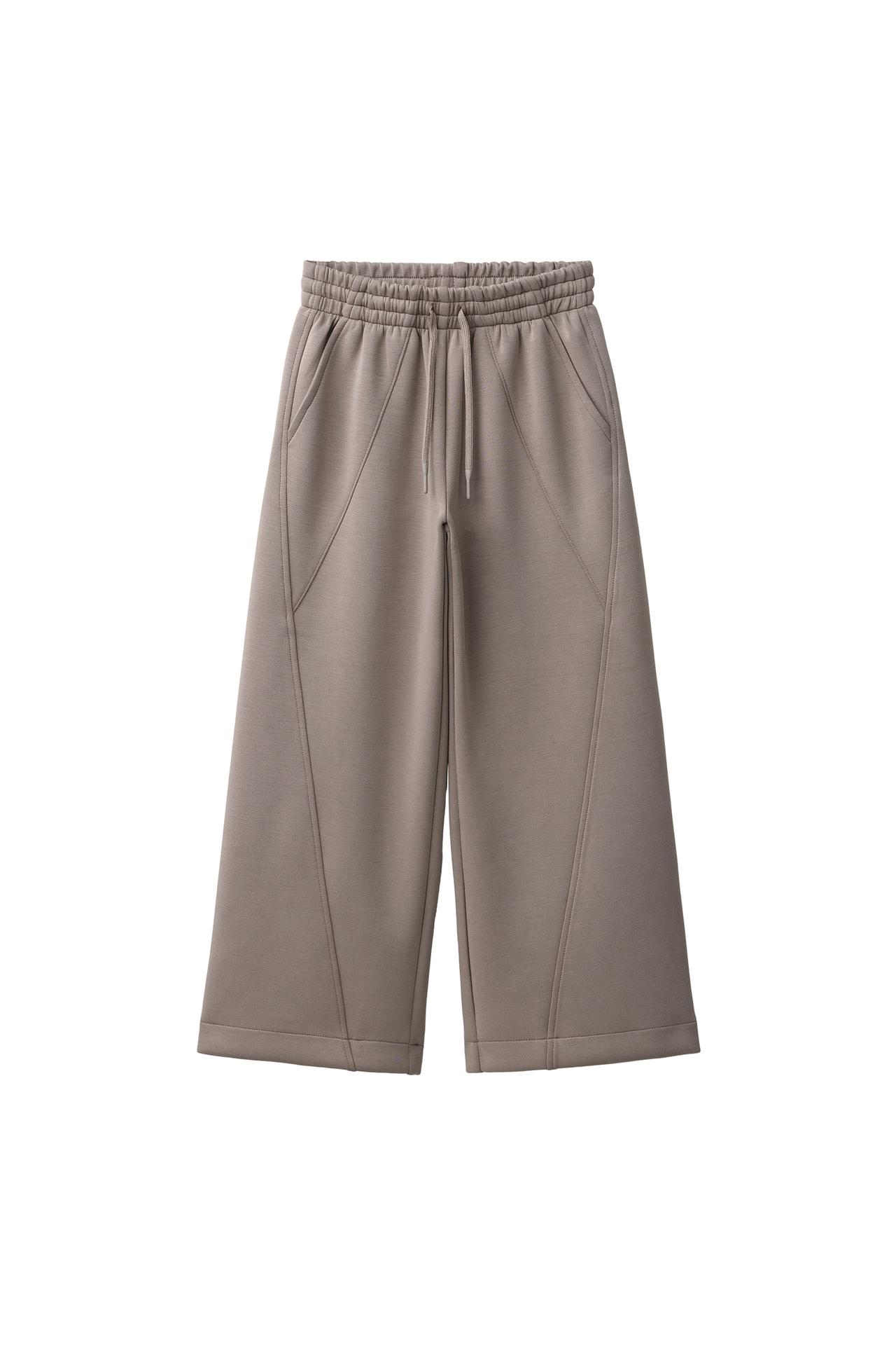 SPORTY WIDE-LEG TROUSERS