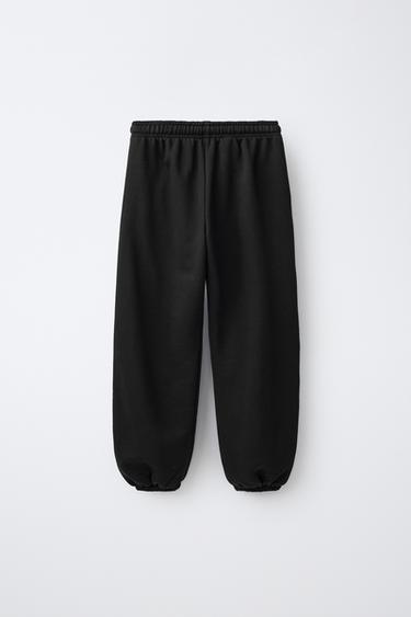 PLUSH JOGGING PANTS — Black 2