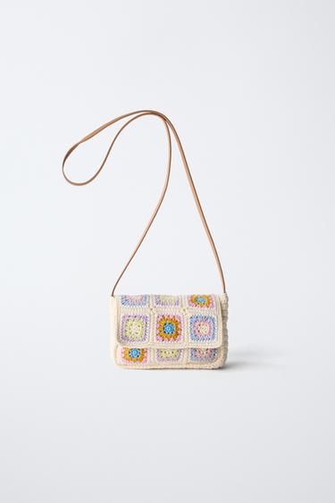 BANDOLERA CROCHET - Blanco Crudo de Zara - Imagen 0