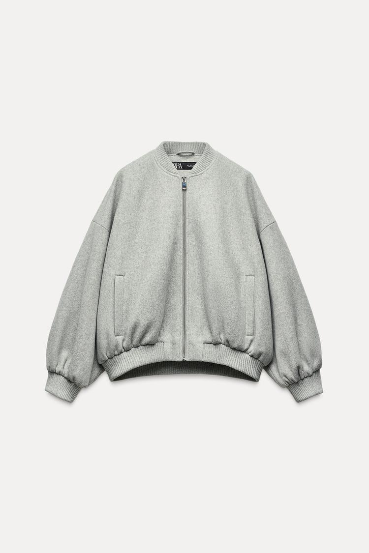SOFT OVERSIZE BOMBER JACKET