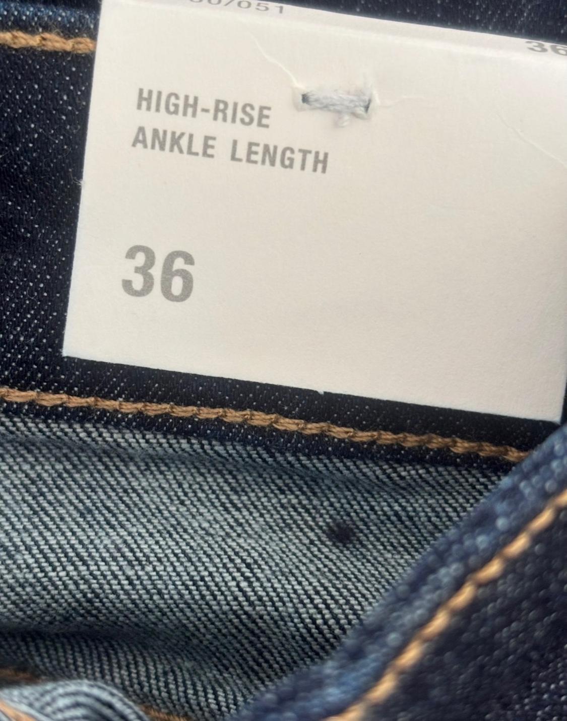 JEANS HIGH RISE SCULP BLEU MARINE - Image 5