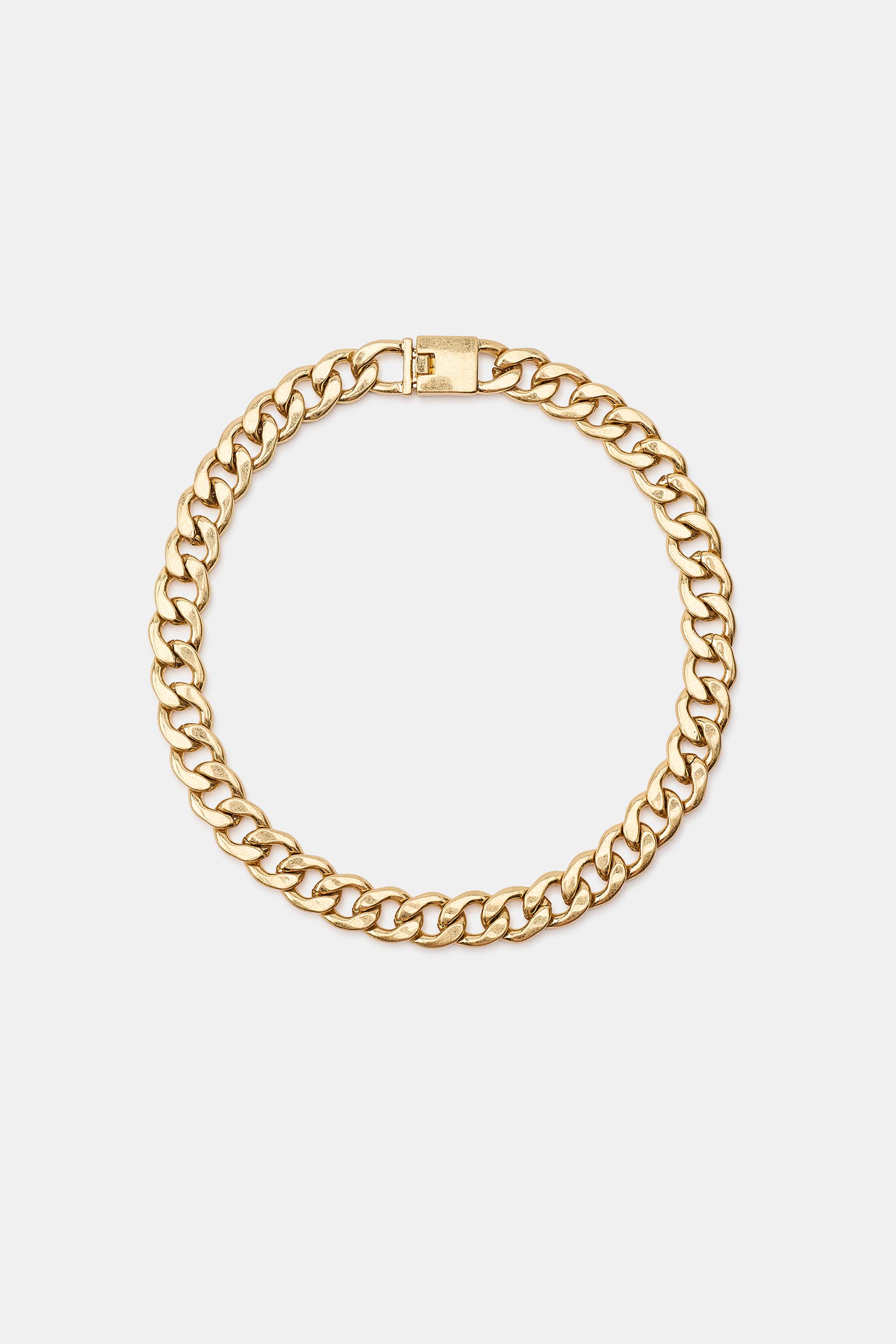 METALLIC CHAIN NECKLACE