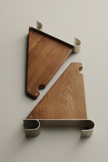 WALL BAR STAND - Matte silver by Zara