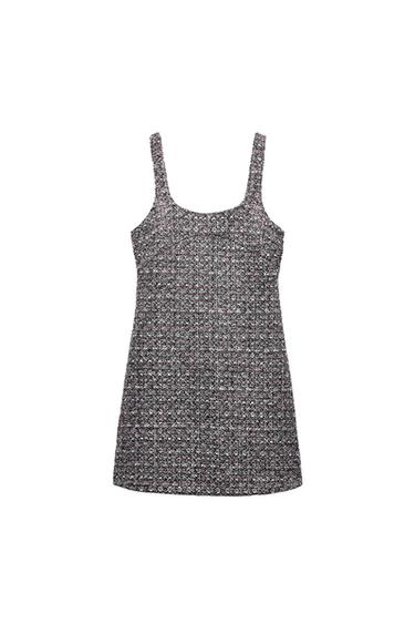 TEXTURED SHORT DRESS