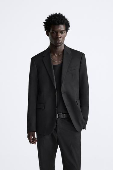 BLAZER TRAJE ESTRUCTURA - Negro de Zara