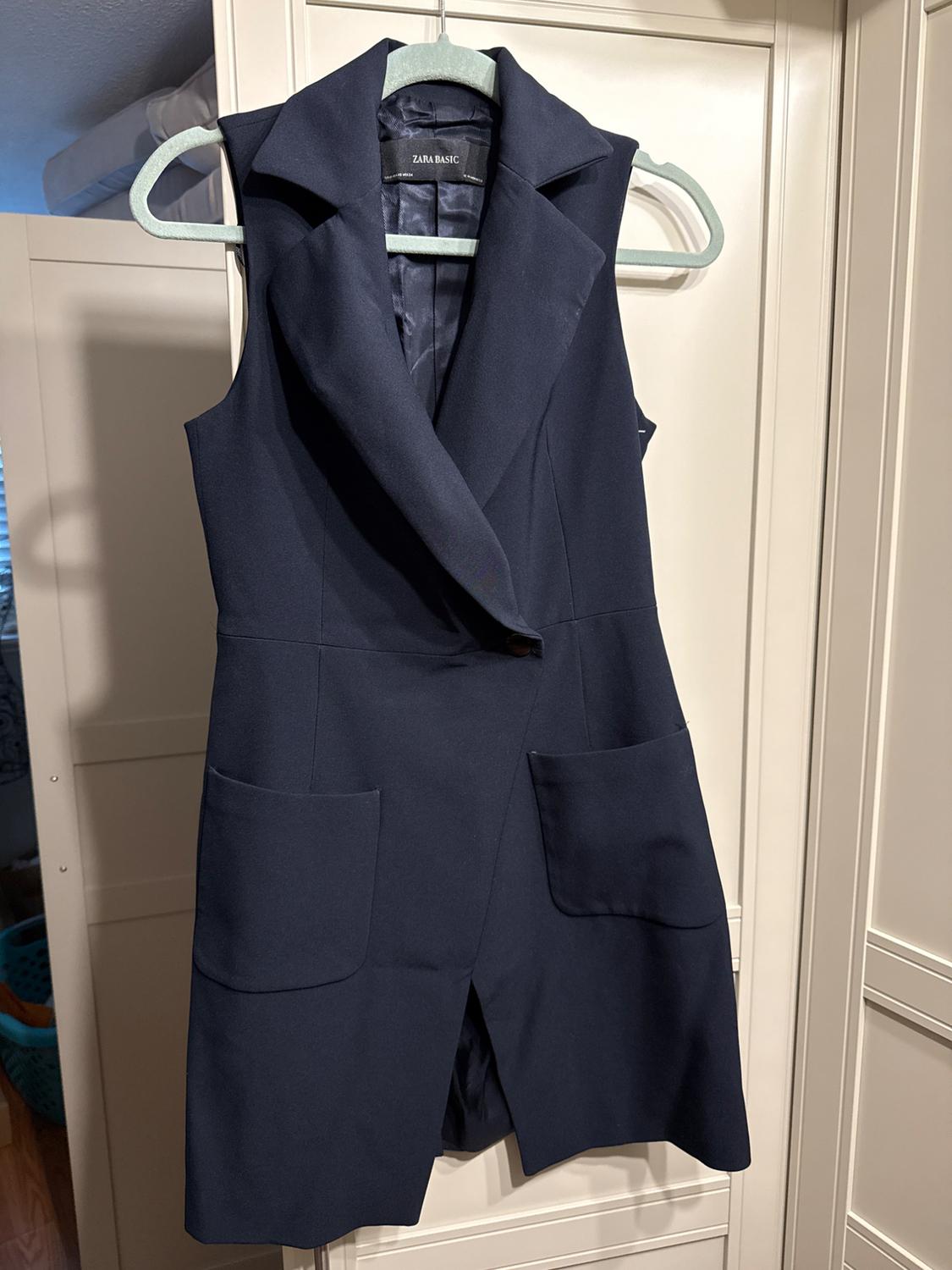 DOUBLE BREASTED WAIST COAT DRESS - Image 2
