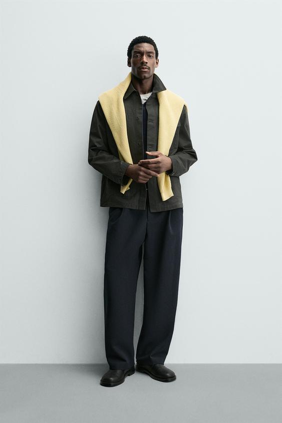 REGULAR FIT POCKET OVERSHIRT