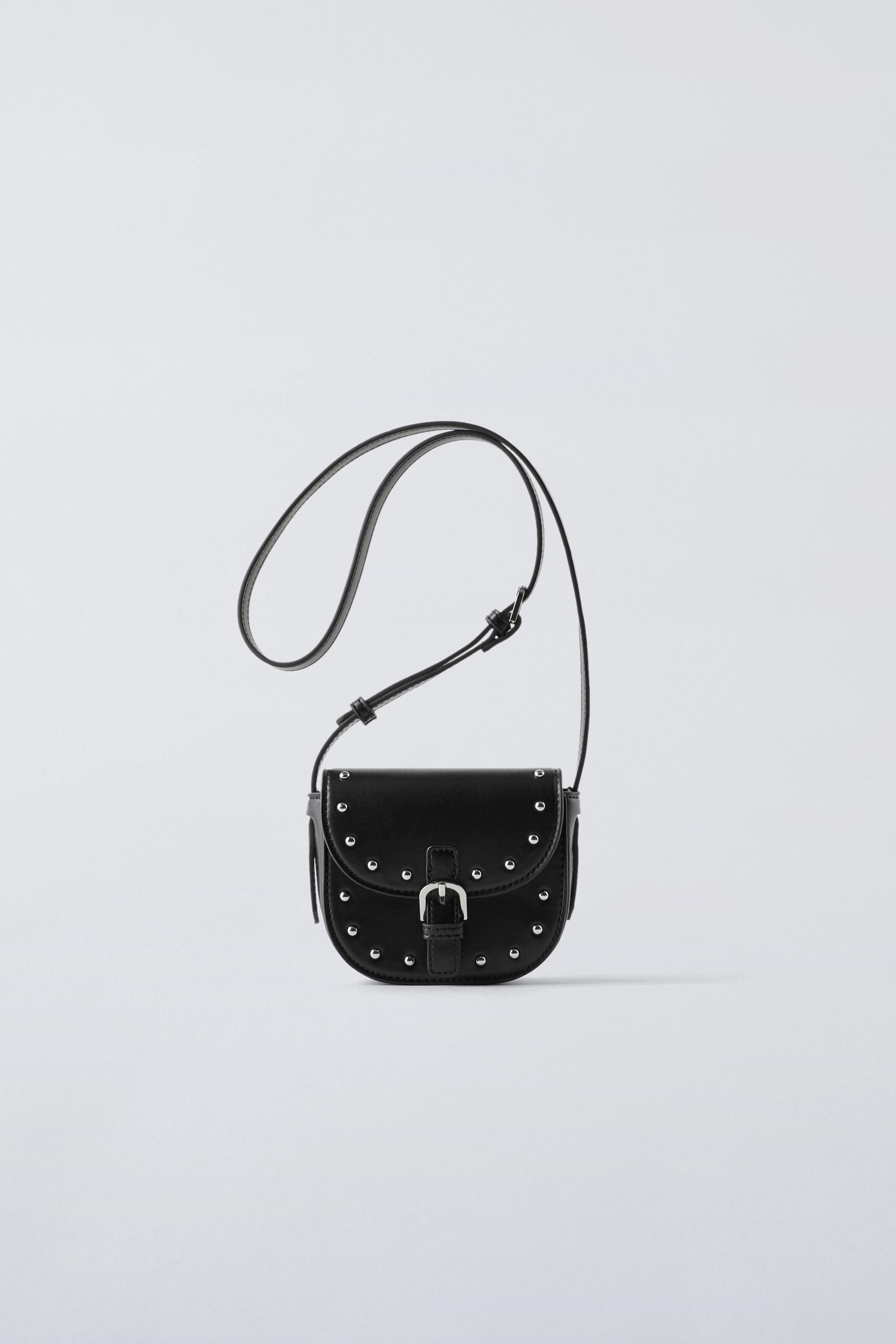 Bolso zara fashion tachas negro