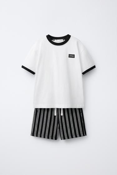 AGES 6-14/ STRIPED PYJAMAS - Black by Zara