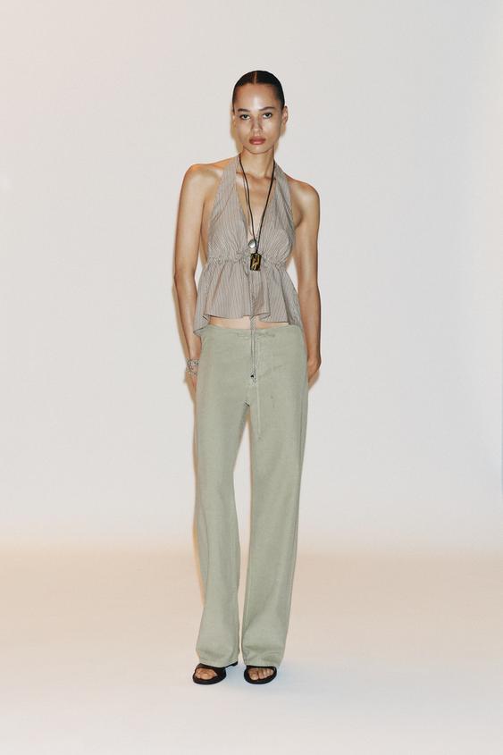 STRAIGHT PAJAMA PANTS