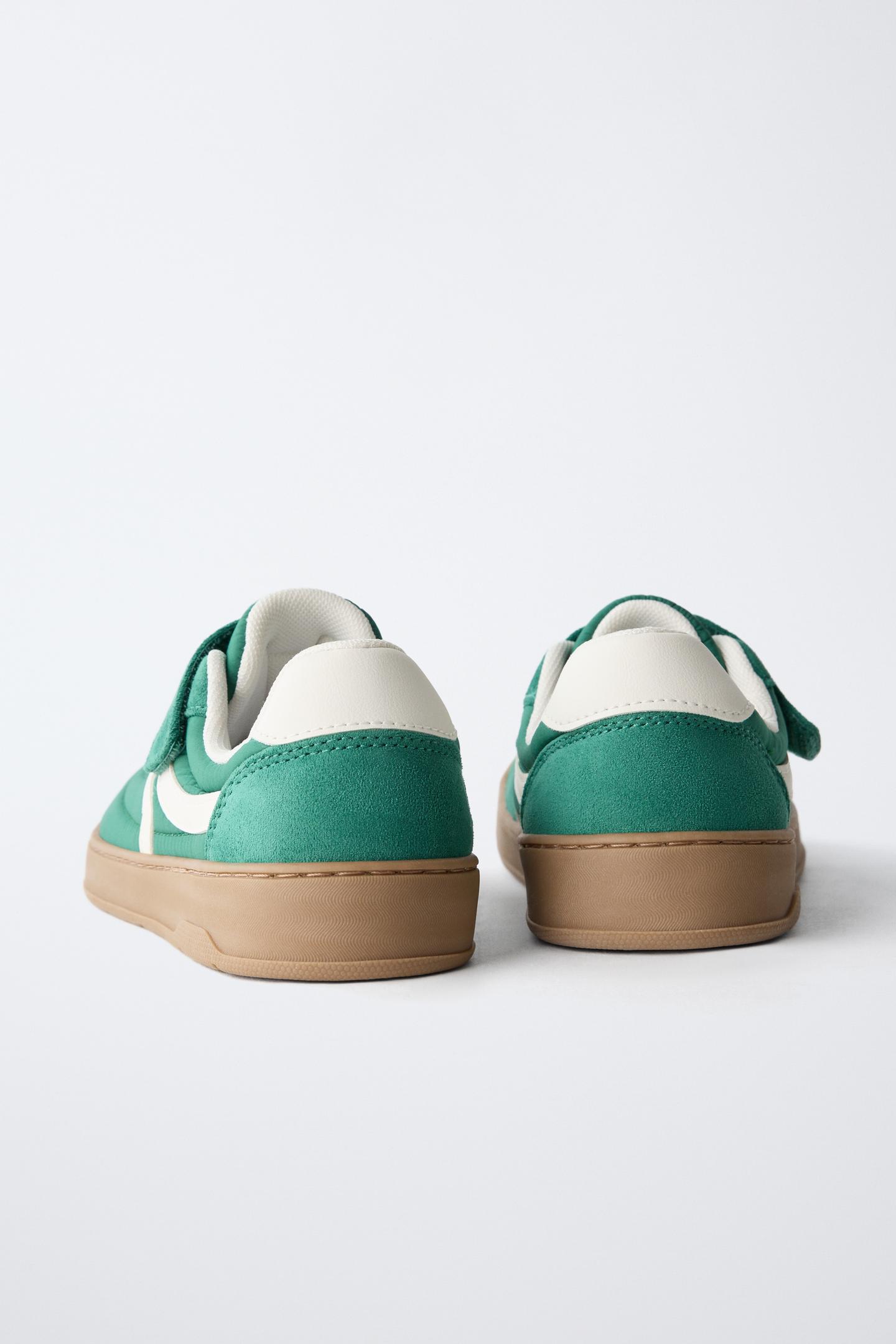 Детские кроссовки Zara Barefoot, цвет: Зелёный — фото 7