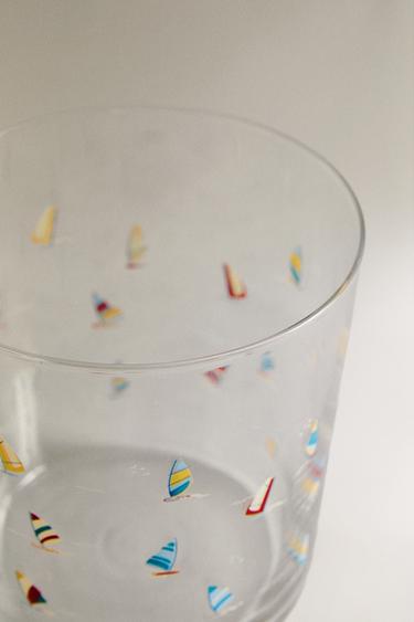 TRANSFER GLASS TUMBLER - Blue by Zara - Image 2
