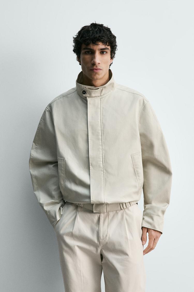 ZARA LIGHTWEIGHT COTTON JACKET