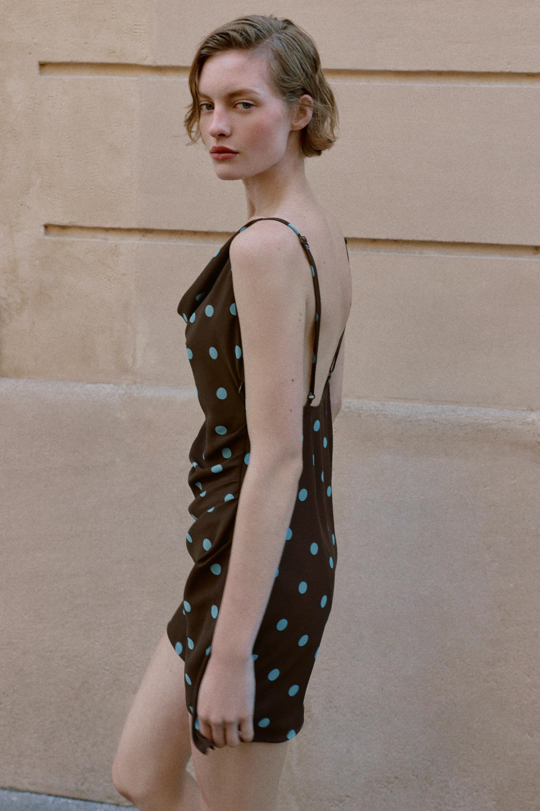 POLKA DOT MINI DRESS