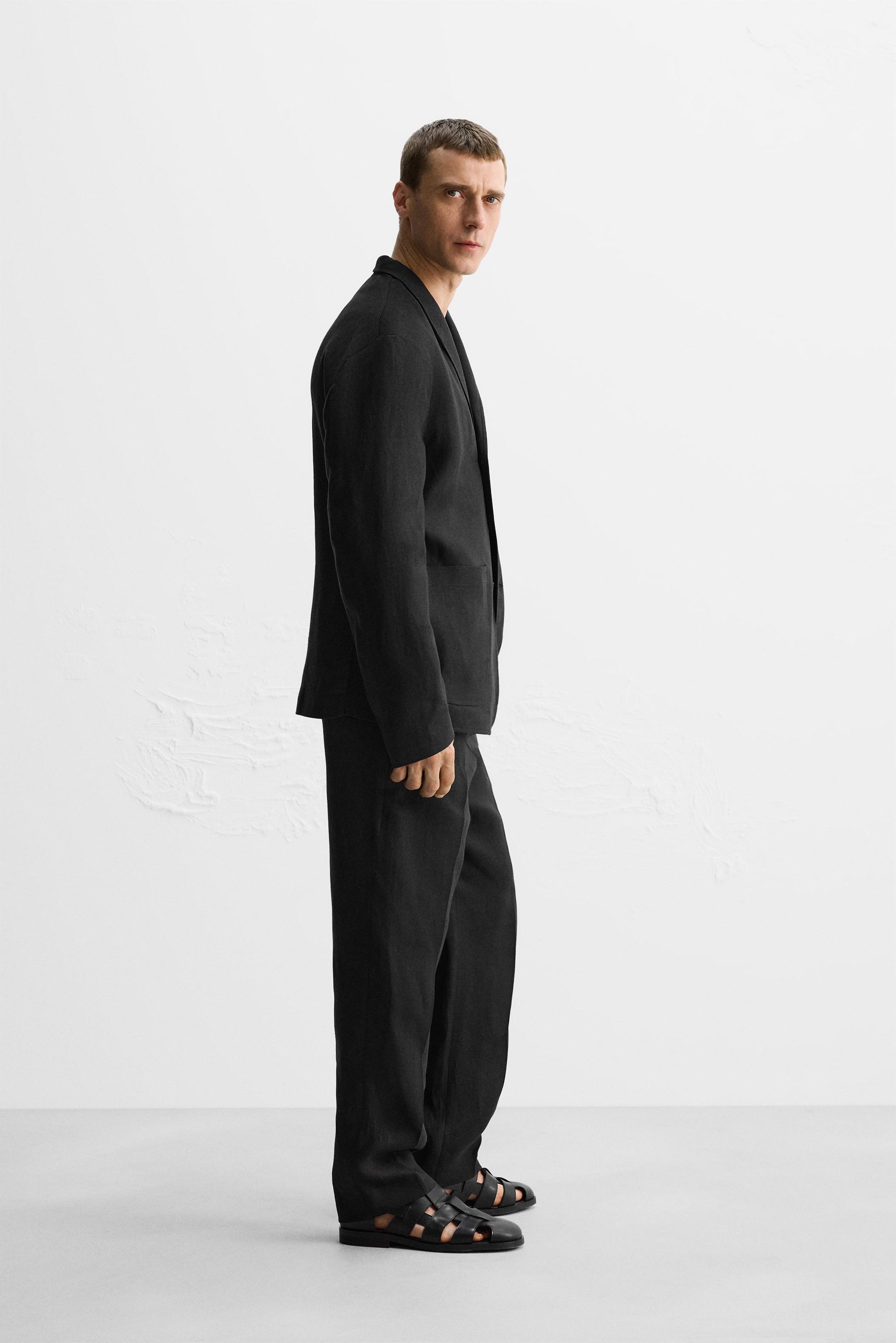 LIMITED EDITION 100% LINEN RELAXED FIT SUIT BLAZER