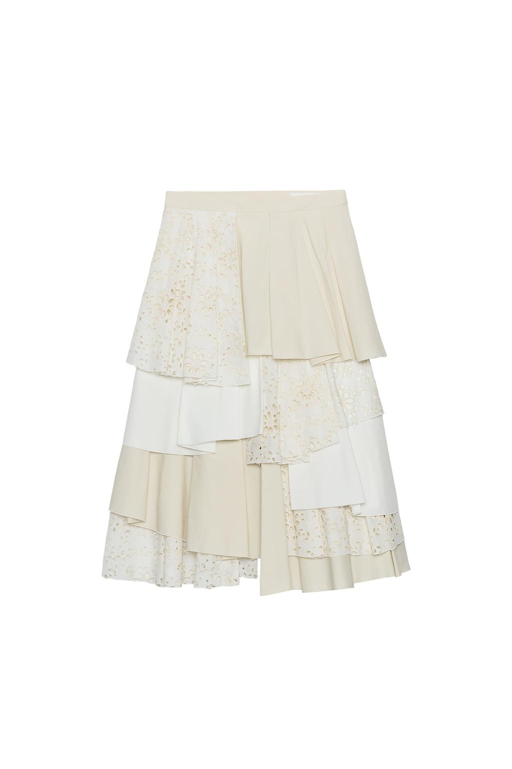 ZW COLLECTION LIMITED EDITION PATCHWORK MIDI SKIRT - image 3