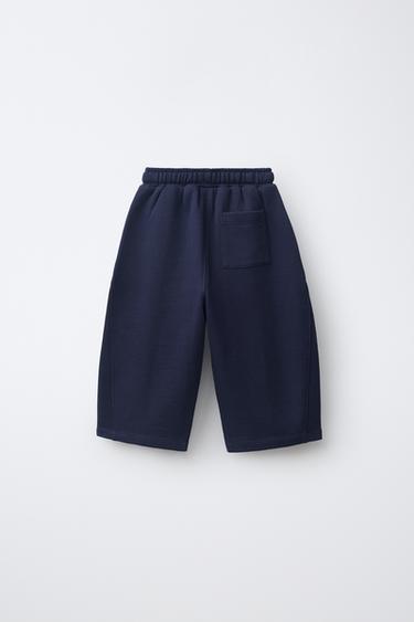 SOLID BALLOON TROUSERS — Navy blue 2