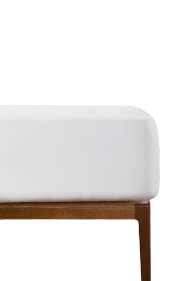 PROTECTOR DE COLCHÓN IMPERMEABLE ALGODÓN JERSEY - Blanco de Zara
