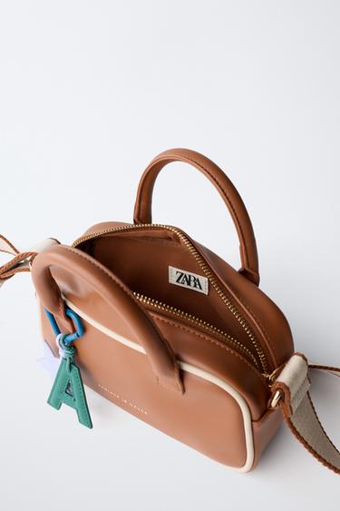 CHARM CROSSBODY BAG - Brown by Zara - Image 3