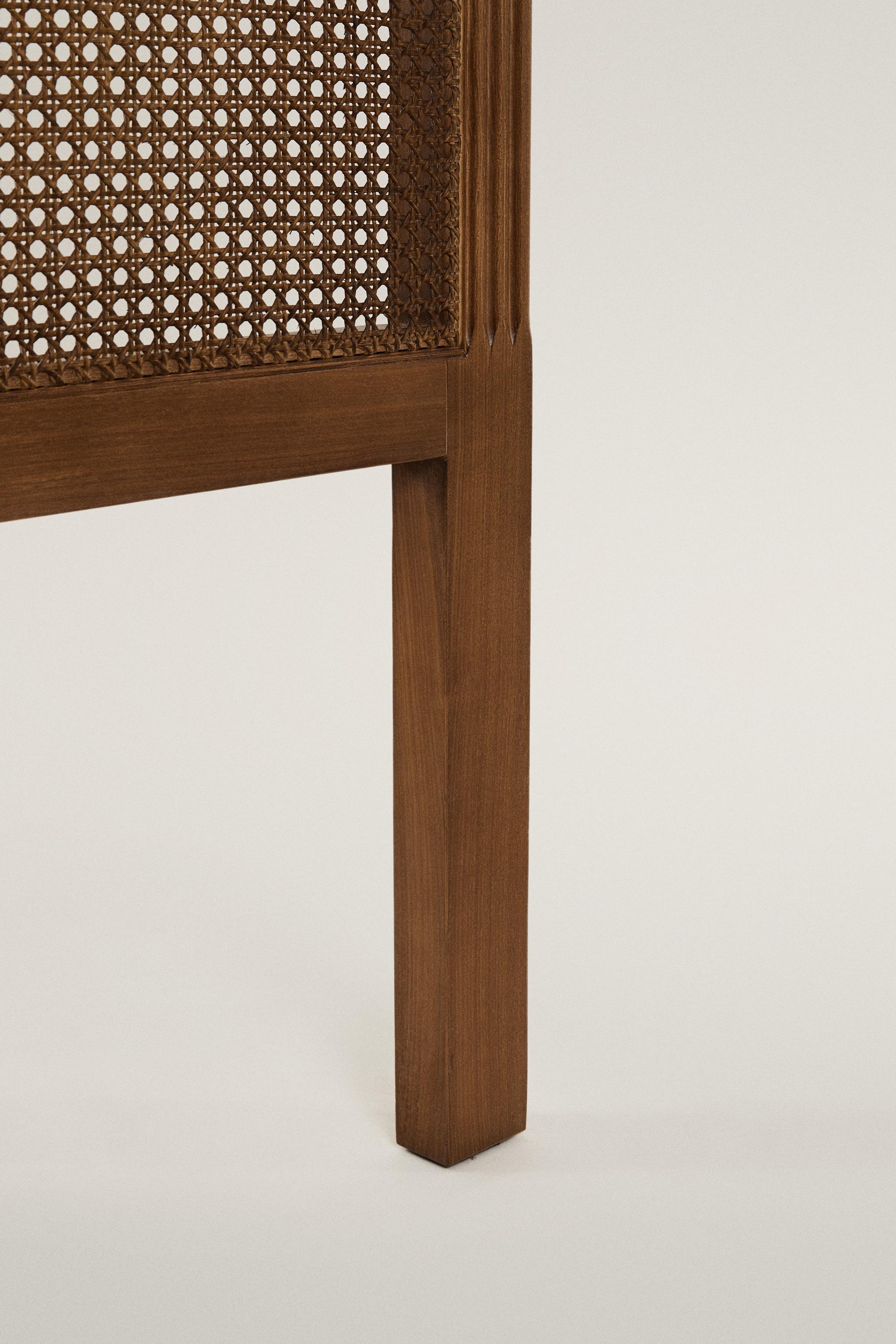 ASH AND RATTAN HEADBOARD