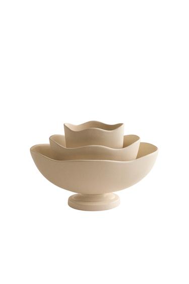 MULTI-LAYER STONEWARE VASE | STUDIO MARY LENNOX - Ecru by Zara