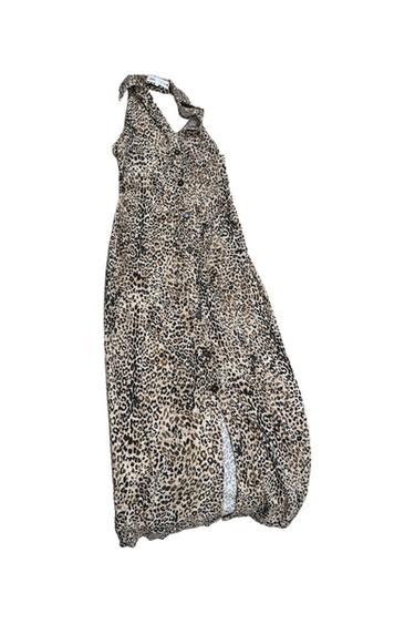 LEOPARD MIDI DRESS