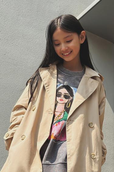 TRENCH CAPUCHA DESMONTABLE - Camel claro de Zara