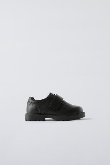 LEATHER OXFORD SHOES - Black | ZARA United States
