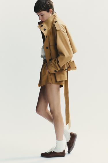 TRENCH COURT - Camel moyen de Zara - Image 4