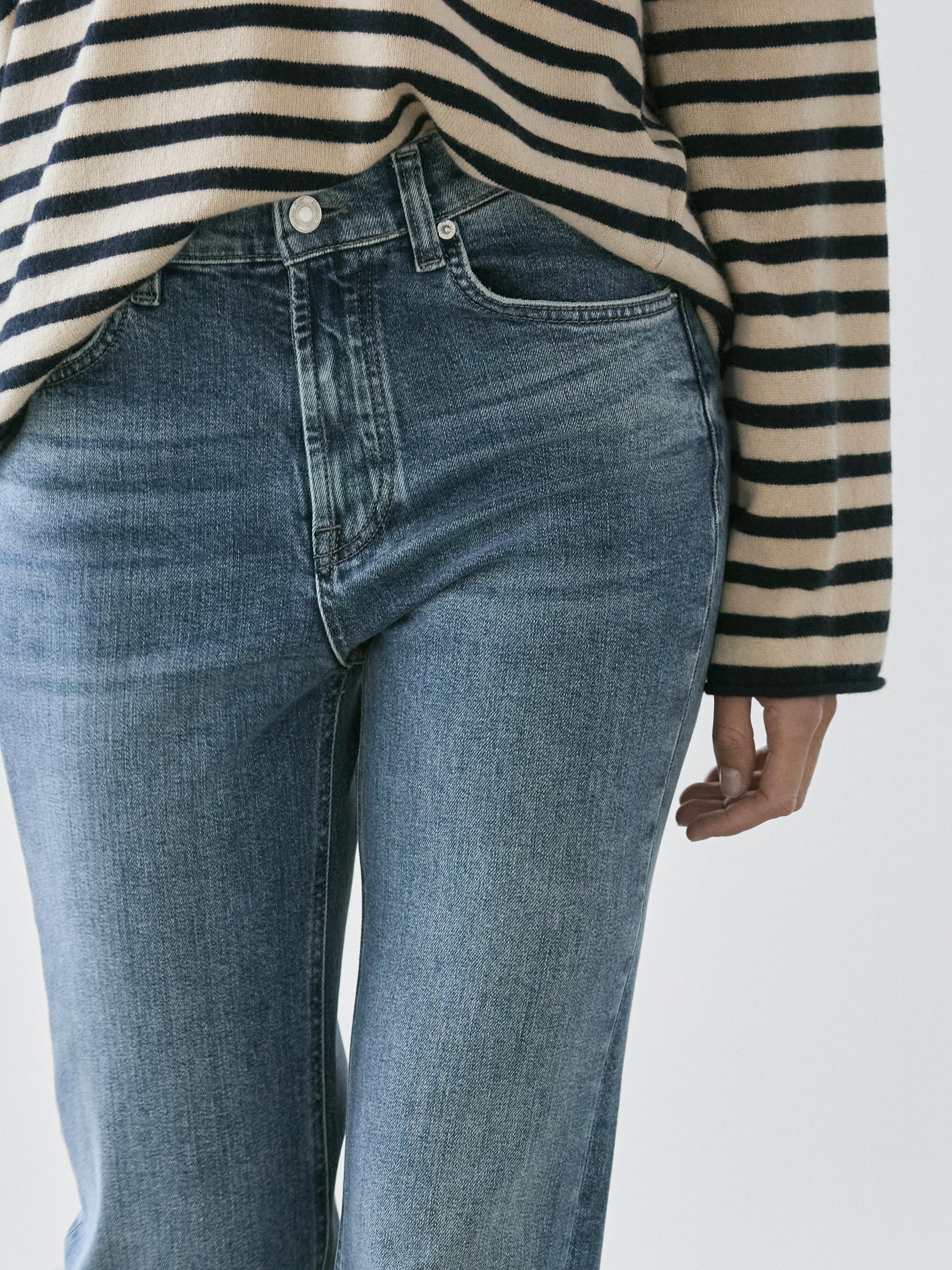 Skinny flare fit jeans