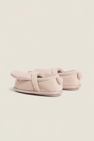 JUNIOR BUNNY SLIPPERS - Beige by Zara - Image 4