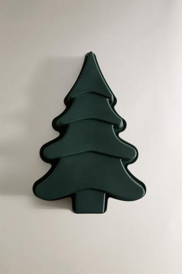Zara CHRISTMAS FIR TREE BAKING MOULD - 綠色調