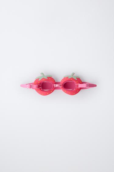 STRAWBERRY SWIM GOGGLES — Red 1