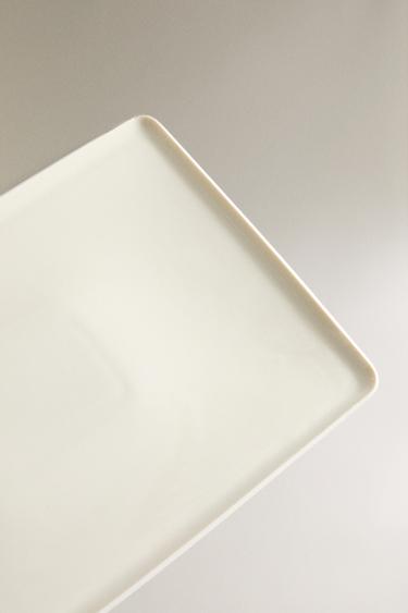 PLATEAU SALLE DE BAIN CÉRAMIQUE - Blanc de Zara - Image 2