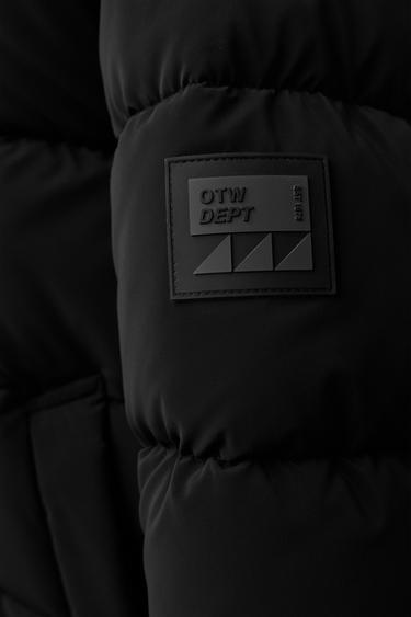 MANTEAU LONG MATELASSÉ ÉTIQUETTE - Noir de Zara - Image 7