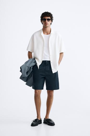 BERMUDA TAILLE JOGGER - Bleu de Zara - Image 0