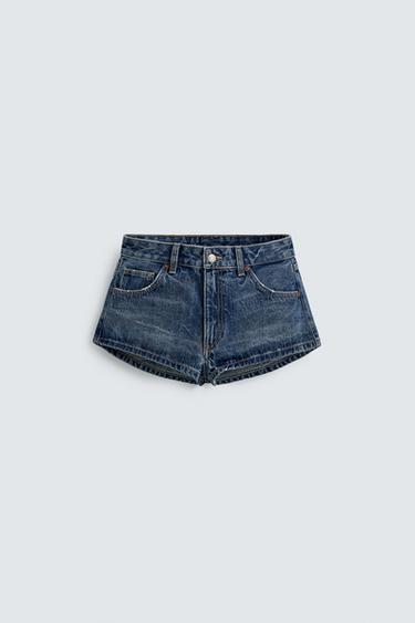 MINI DENIM SHORTS HARRY LAMBERT FOR ZARA X DISNEY - Navy blue by Zara